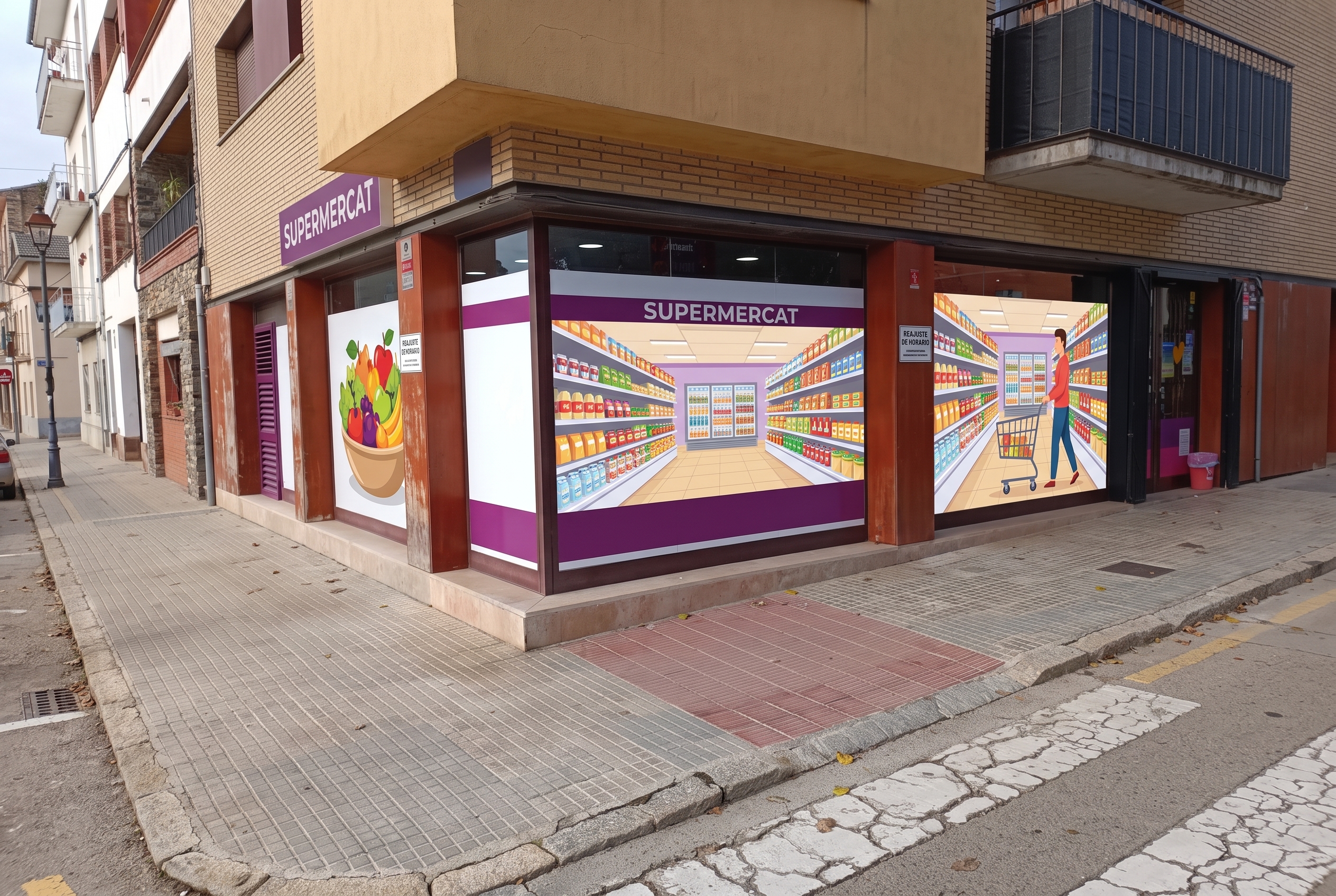 Supermercado de proximidad con carnicería (único en su zona)